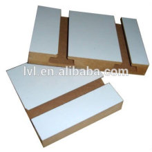 18mm melamine mdf slatwall board with hooks for supermarket